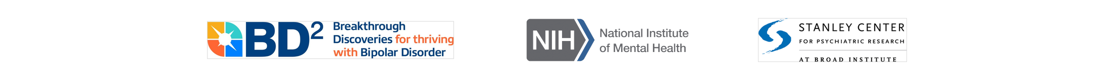 Funders: BD2 — Breakthrough Discoveries for Thriving with Bipolar Disorder; National Institute of Mental Health; Stanley Center for Psychiatric Research at the Broad Institute